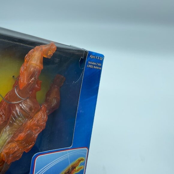Fantastic 4 Light Up Flying Human Torch Action Figure - Picture 4 of 9